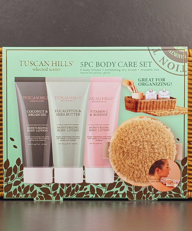Tuscan Hills 5-Piece Body Care Set