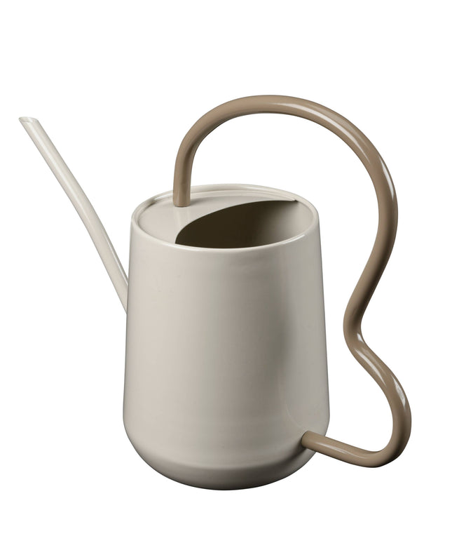 Scalloped Indoor Watering Can - Mushroom