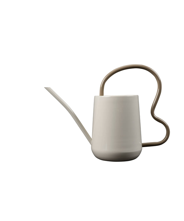 Scalloped Indoor Watering Can - Mushroom