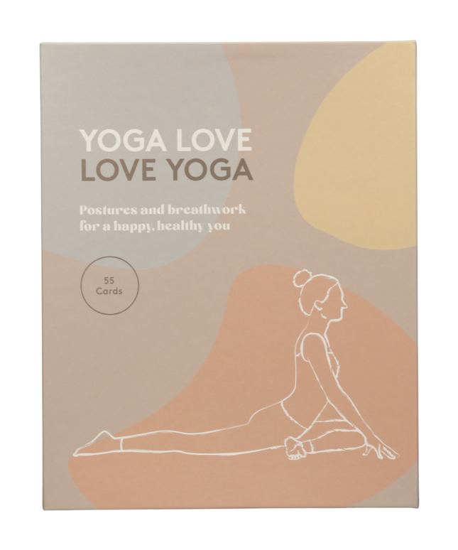 Yoga Love, Love Yoga – 55-Card Posture & Breathwork Deck