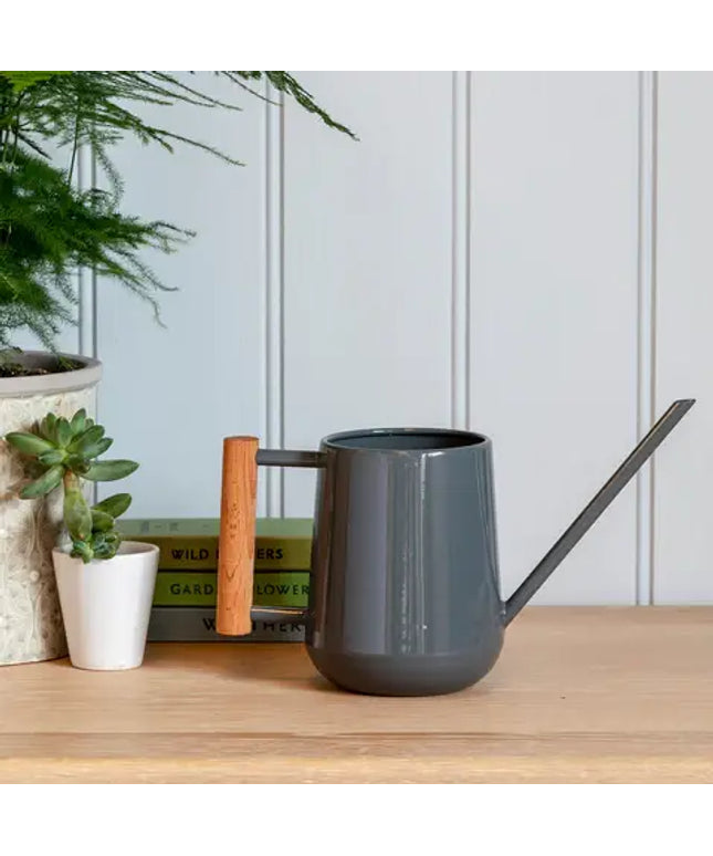 Burgon & Ball Indoor Watering Can - Charcoal