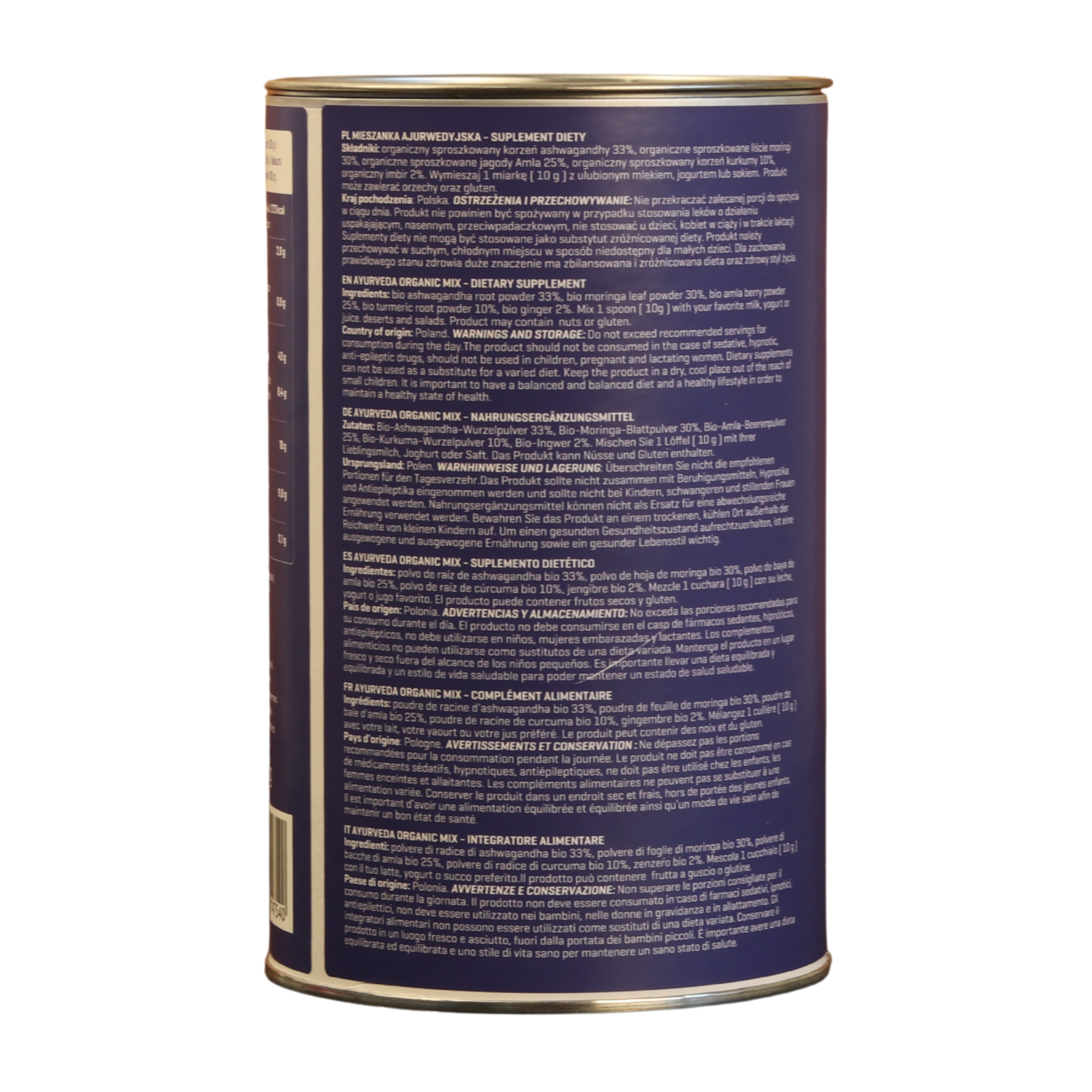 Diet-Food Ayurveda Organic Mix