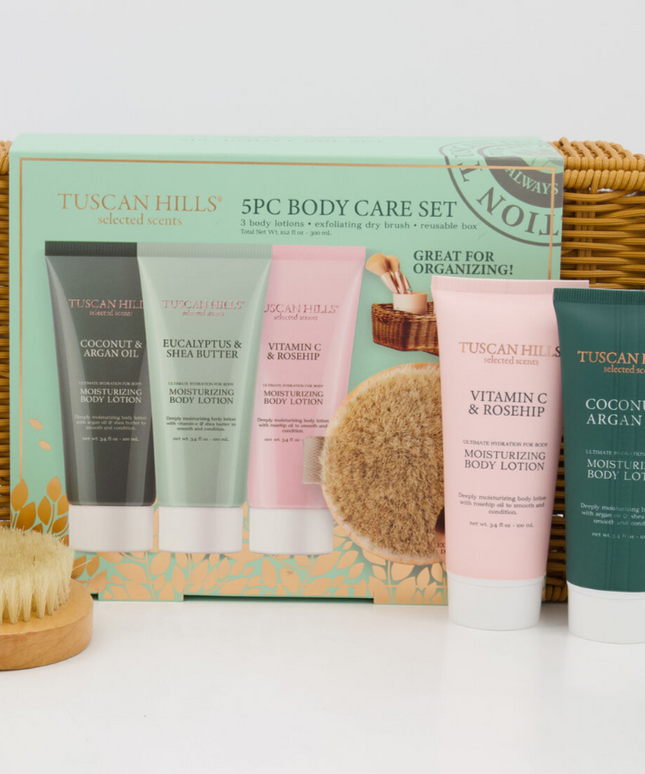 Tuscan Hills 5-Piece Body Care Set