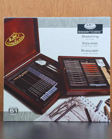 Artist Drawing Set Gift - Royal Langnickel 51 Piece Sketching Kit for Artists