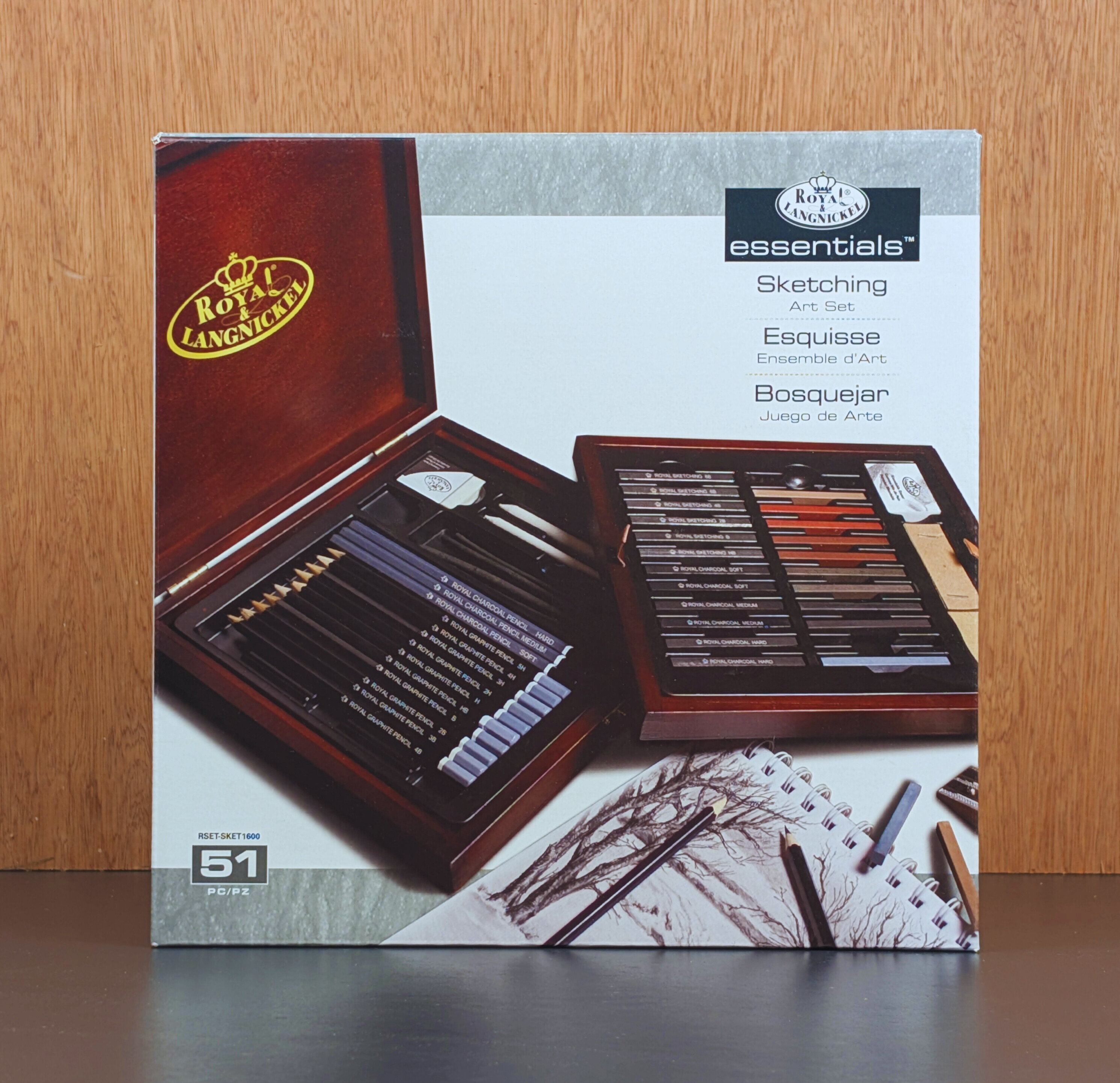 Artist Drawing Set : Royal Langnickel 51 Piece Essential Sketching Set