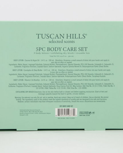Tuscan Hills 5-Piece Body Care Set