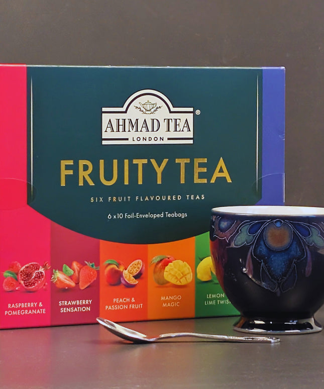 Ahmad Tea Fruity Tea Six Fruit Flavoured Teas - 60 Tea Bags