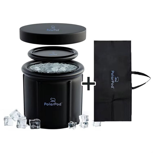 Polar Pod - Portable Recovery Ice Bath Tub with Lid and Cover Inflatable