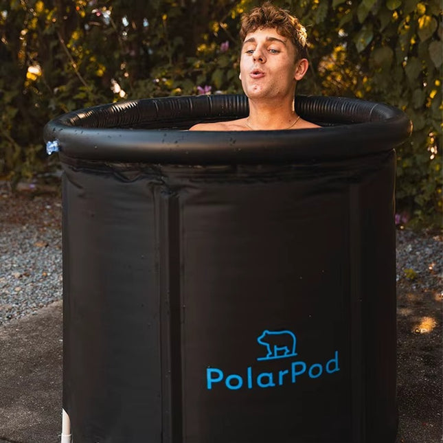 Polar Pod - Portable Recovery Ice Bath Tub with Lid and Cover Inflatable