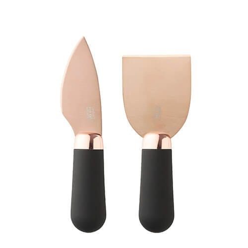 Brooklyn Rose Gold Cheese Board & Knife Set